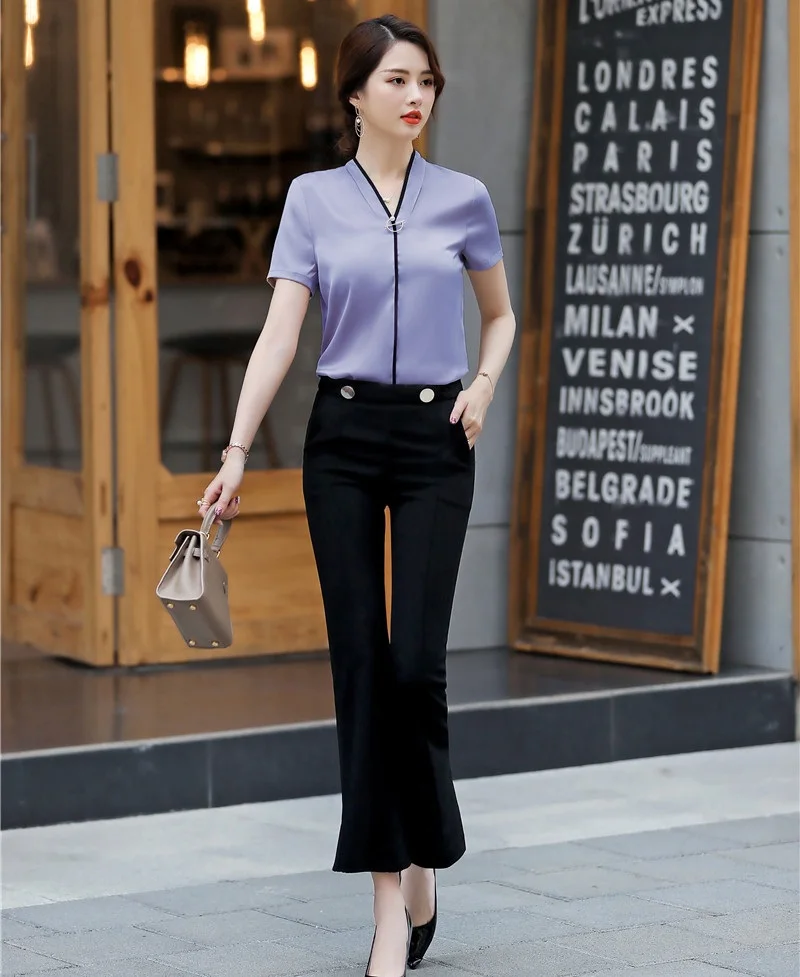 formal pants and blouse for ladies