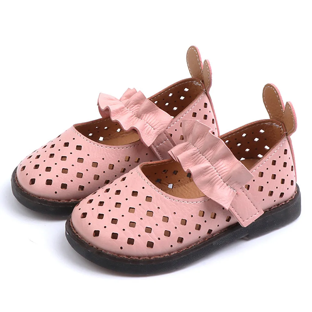 

TELOTUNY Kids Shoes 2019 New Summer Toddler Children Baby Girls Sandals Floral Ruffles Princess Party Sandals Shoes Beach MARC12