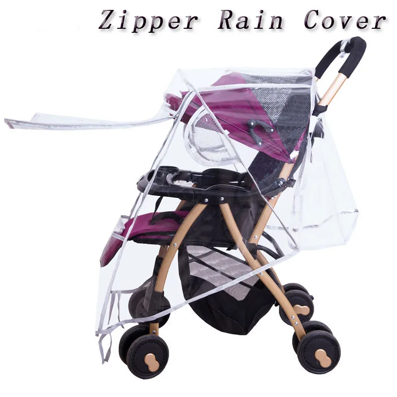 

Baby Stroller Waterproof Rain Cover,Universal Wind Dust Shield,With Zipper Windows,Raincoat for Stroller Prams