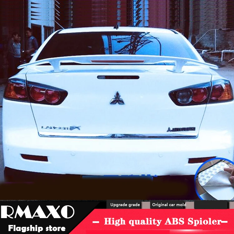

For Mitsubishi LANCER Spoiler 2009-2015 LANCER TF Spoiler High Quality ABS Material Car Rear Wing Primer Color Rear Spoiler