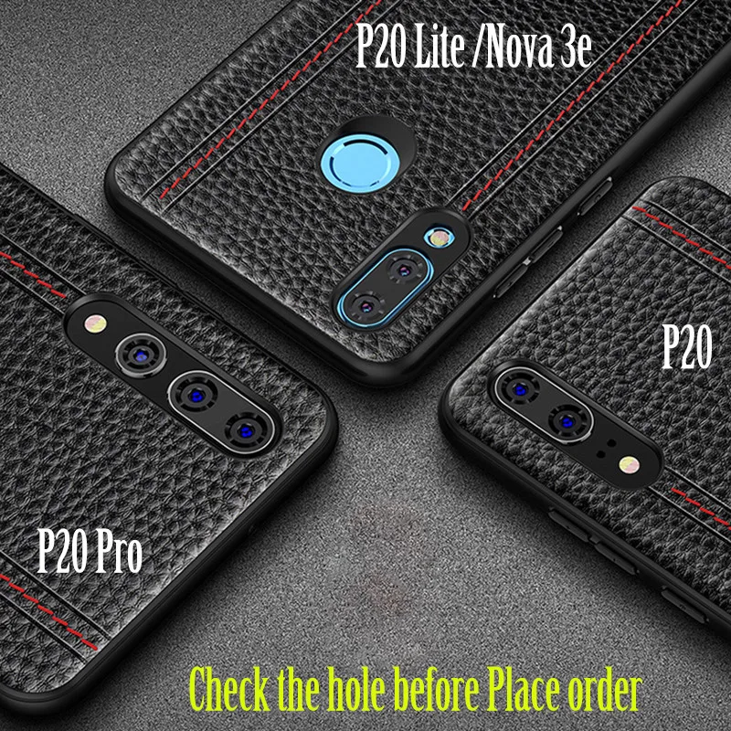 Для huawei P20 Pro Lite чехол из натуральной кожи задняя крышка P20 роскошный полный защитный умный чехол для телефона Nova 3e Coque Fundas