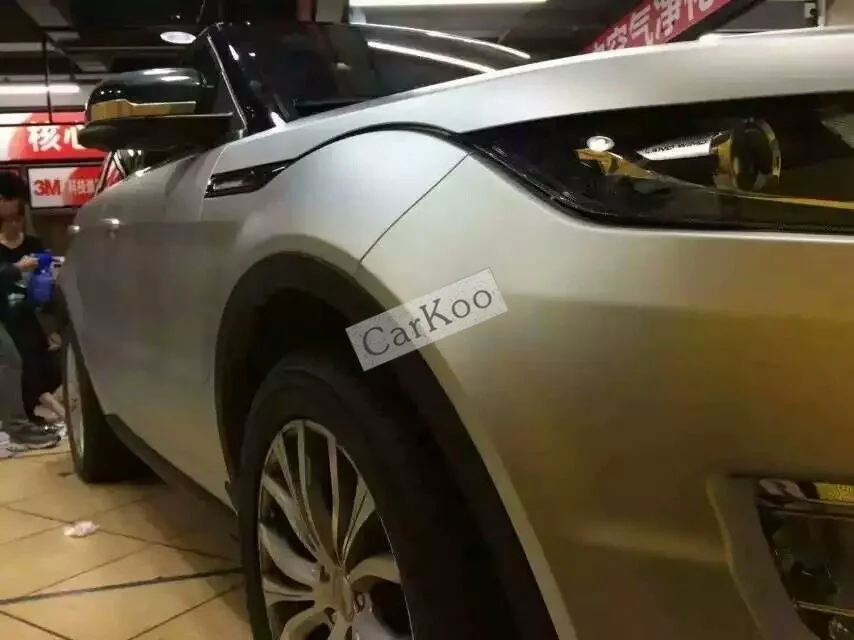 Silve матовый хром виниловый лист клейкая Автомобильная клейкая пленка с воздушными каналами хромированный матовый украшение для автомобиля Чехлы