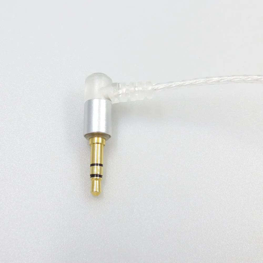 ZSFS Transparent Silver plated DIY Detachable Headphone Cable For Sennheiser IE80i IE8i IE80 IE8 ie80s Headphone