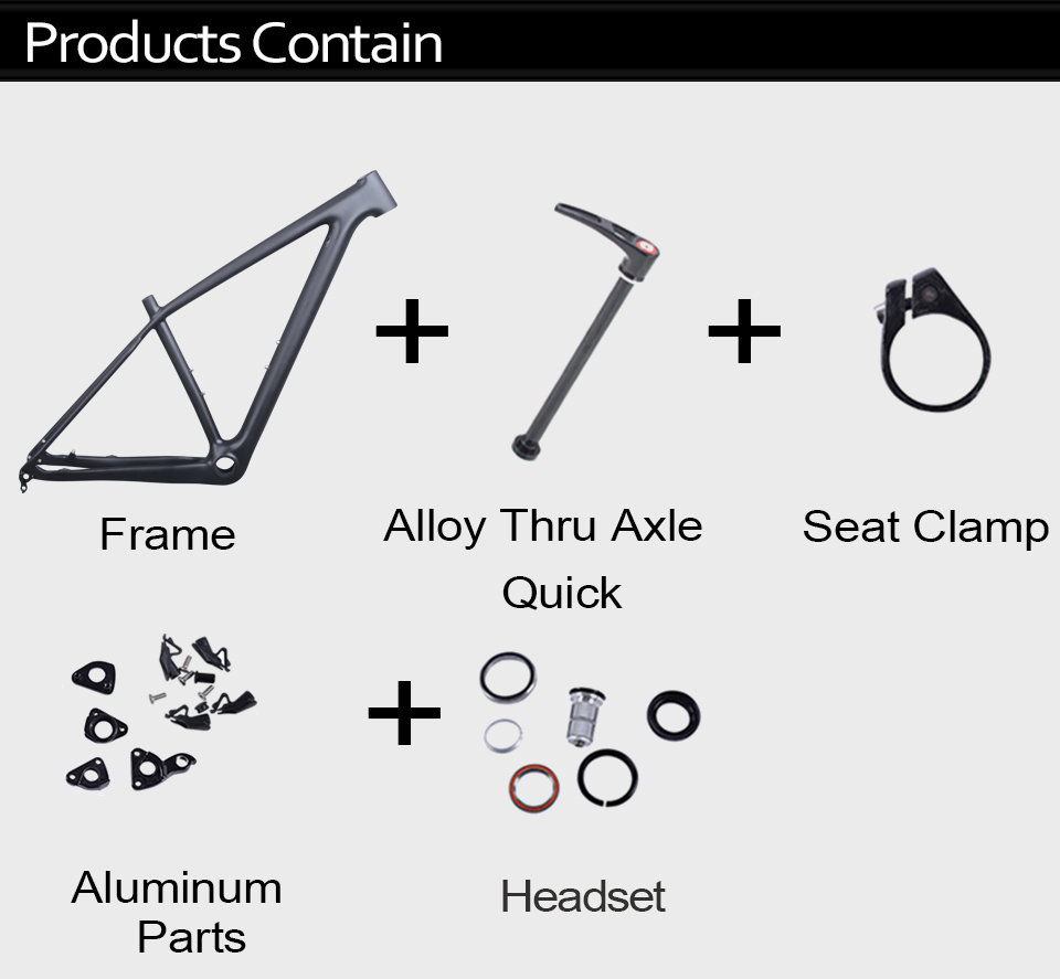 Cheap Free shipping 29er T800 Full Carbon Mountain Bike frame 148*12mm MTB BOOST carbon bicycle frame Bicycle parts BSA 24
