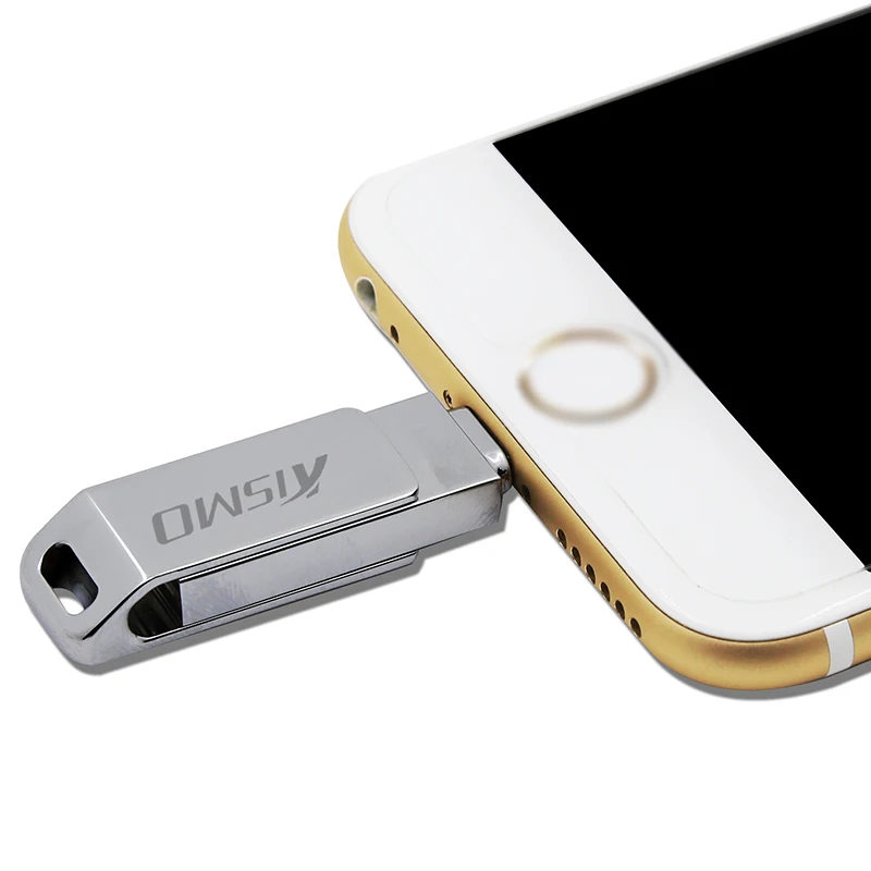 Металлический USB флеш накопитель Kismo портативная карта памяти подарок u диск OTG