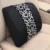 Cintura amortiguador del coche para inclinarse encendido Del Coche cojín estampado de leopardo de algodón de memoria ayuda de la cintura tournure amortiguador trasero transpirable