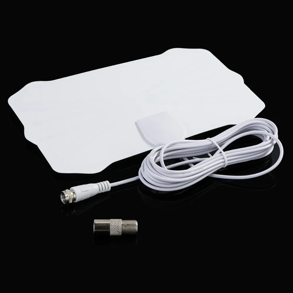 AH-LINK 80 Mile Indoor TV  Antenna Digital HDTV Antenna DVB-T DVB-T2 Ultrathin surf radio TV Aerial Signal Receiver Amplifier