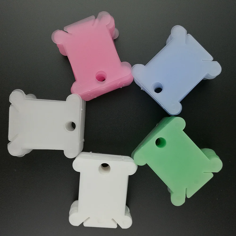

High Quality 20Pcs/Bag Colorful Vogue Winding Plate Sewing Tool Storage Coiling Spool Embroidery Plastic