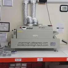 Горячая Распродажа Puhui T961 печь с обратным течением воздуха T-961, конвейер типа, 6 Температурная зона инфракрасный обогрев 230*730 мм паяльная станция 220V