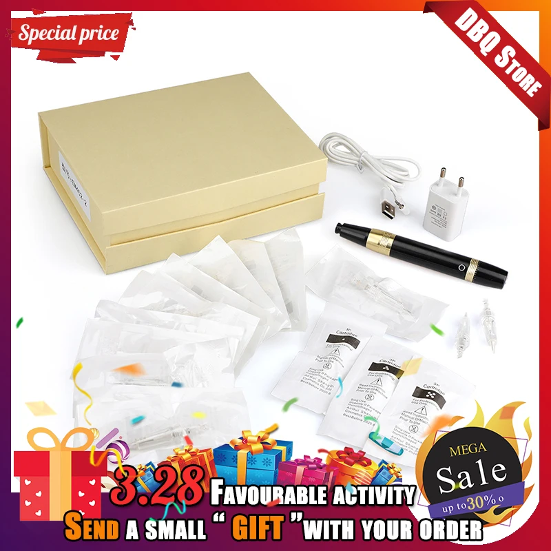 

New tattoo pen Professional makeup tattoo machine as one of the drift lip lines supercilium body acupuncture needle eyeliner Hot