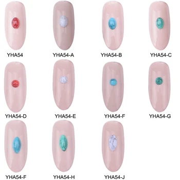

9 grams round oval marquise flat Acrylic nail gems stone for 3d nails decoration charms jewelry accessories tools supplies YHA54
