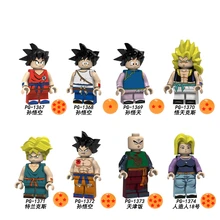 シングル販売 PG8166 ドラゴンボール悟空の息子御殿ゴテンクストランクスティエン新韓 Android 18 ビルディングブロックのおもちゃ子供のギフ(China)