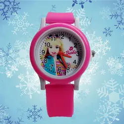 Новый эксклюзивный выпуск Детские Кварцевые часы 3D мультфильм BaBi принцесса розовая кукла детские часы девочки студенты часы детские часы