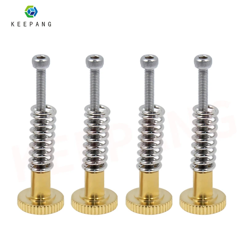 buy 2018 New 4 Set lot Ultimaker 2 Hot Bed Spring Kit 4* Adjustment Nut+4*Springs+4*M3 Screw Heatbed Kit For 3D Printer