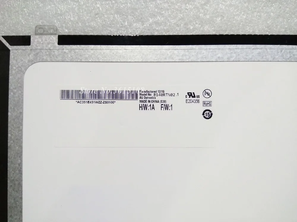 

For AU B140RTN02.1 Matrix for laptop 14.0" 1600X900 HD+ LCD Display 40Pin Glossy Panel Monitor For Lenovo Thinkpad T430 T420