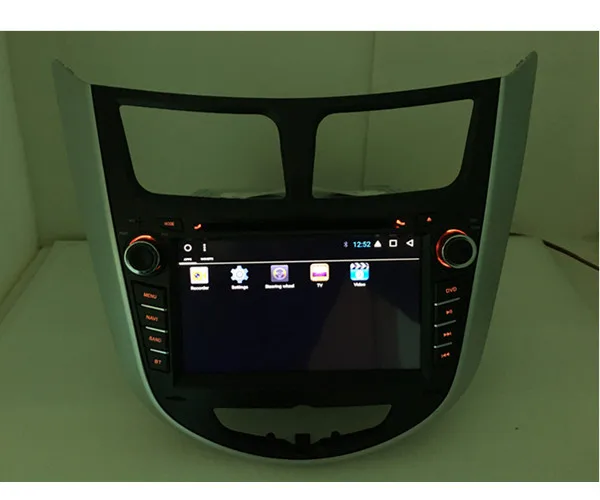 Cheap car radio DVD Android T3  for Hyundai Solaris Verna accent radio GPS navigation with maps 15