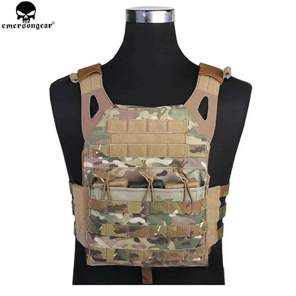 EMERSONGEAR Tactical Vest MOLLE JPC Vest Airsoft Paintball Molle Vest Chest Protective Plate