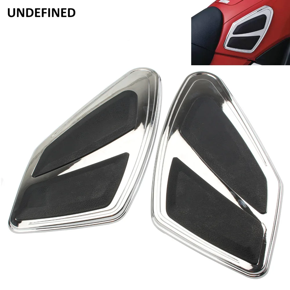 Motorcycle Fuel Tank Traction Trim Pad Anti Slip Knee Grip Protector Decal Sticker For Honda Gold Wing GL1800 FB6 2012-2017 for honda goldwing 1800 stickers fuel tank pad trunk protector decal for honda gold wing 1800 gl1800 gl 1800 knee grip pads