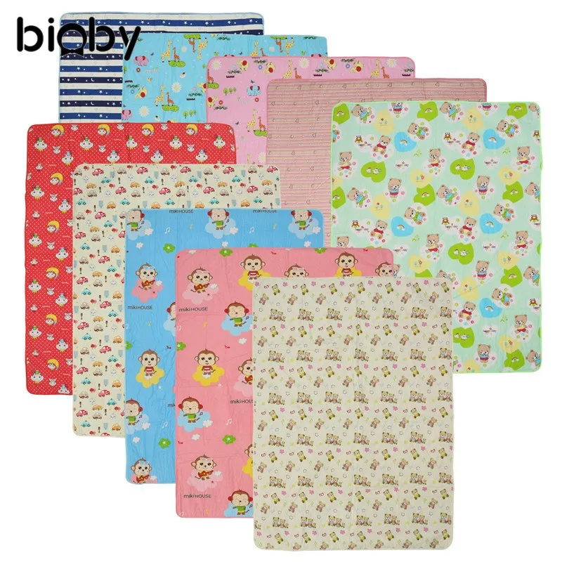 

Waterproof Baby Soft Sheet Protector Infant Urine Mat Cotton Nappies Cover Pad Baby Bed Mattress Cover Newborn Bedding 150x200cm