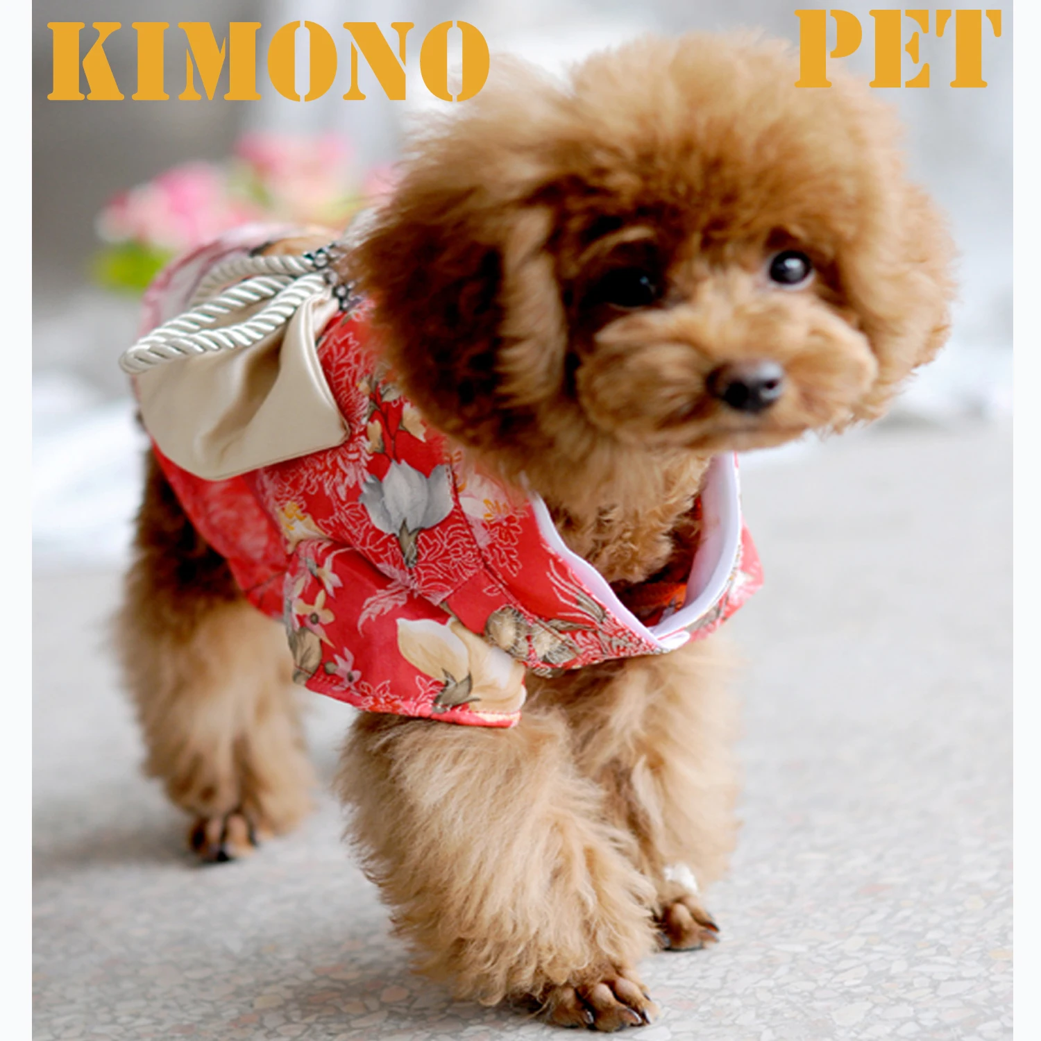 Популярная одежда для собак, платье с цветочным принтом, японское кимоно, рубашка с галстуком-бабочкой, костюм, платье принцессы, детское платье