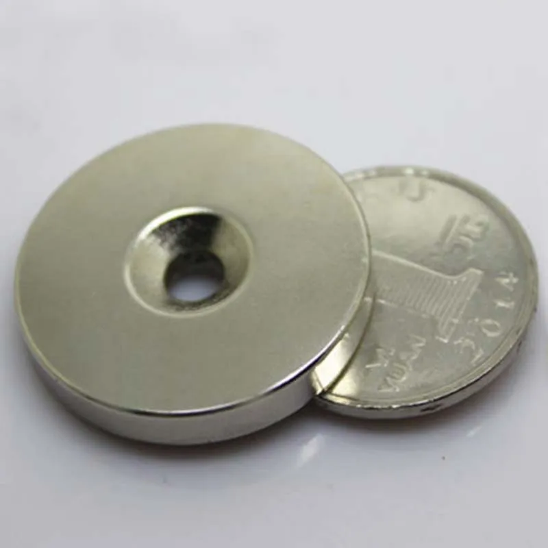 

10Pcs Strong Round Neodymium Disc Magnets 30x5mm Mayitr N52 Rare Earth Fridge Magnet Hole 5mm For Electronics Machinery