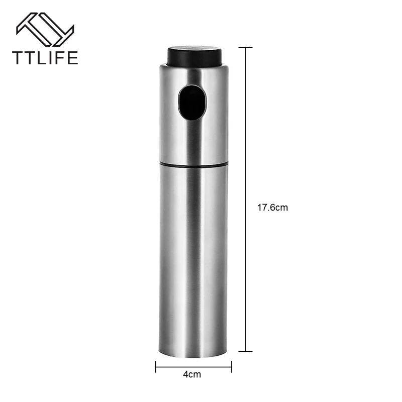 Stainless Steel Oil Sprayer kitchen accessories Olive Pump Spray Bottle Oil Sprayer Pot Cooking Tool Sets kitchen gadgets