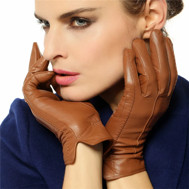 warmen women's leather gloves