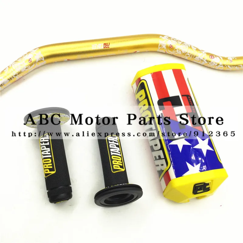 Pro коническая ручка ручки Fat Bar 1-1/" Фирма Metal Mulisha пакет Байк мотокросс накладка на руль Алюминий гоночный руль 810 мм CRF