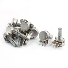 5PCS 10K OHM Linear Taper Potentiometer Pot B10K