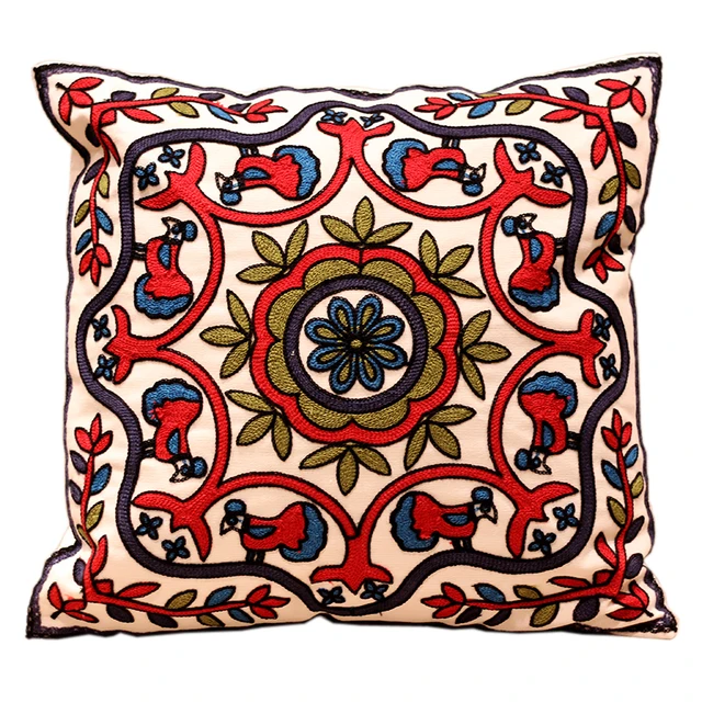 Aliexpress.com : Buy 33 Patterns 100% Cotton Embroidery Sofa Cushion Cover Perfect Quality Home ...