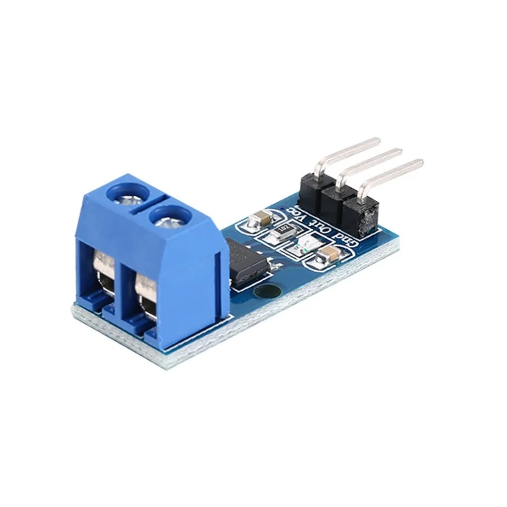 

Hall Current Sensor Module Mode ACS712 5A for Pin 5V Power Indicator Electronic PCB Board DIY Hall Effect Model for Arduino