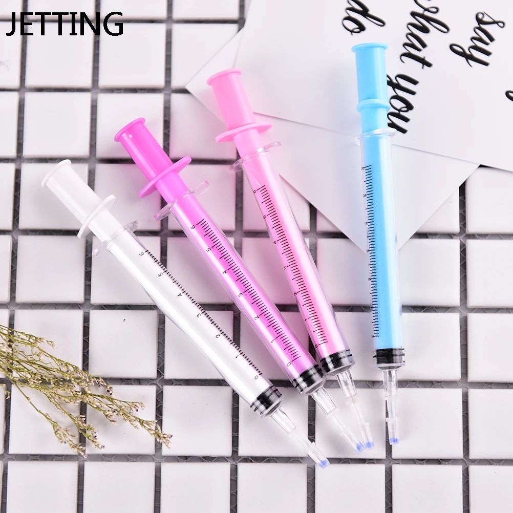 1 шт. оригинальная фоторучка шприц автоматическая шариковая ручка 38 мм|syringe pen|pen