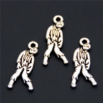 

30pcs Silver Color Walking Dead Zombie Corpse Charms Pendant Fit DIY Bracelet Necklace A1562