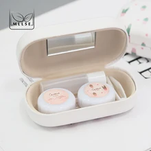 MLLSE бренд сумка для объектива коробка для женщин маленькая четкость приема Box Стильный Прозрачный Женский Портативный контактные линзы