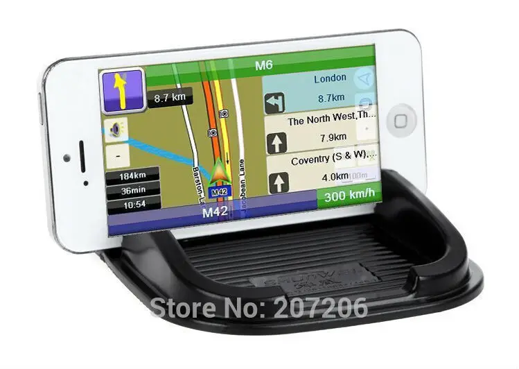

WISE TRAVEL Multifunctional Rubber Anti-slip Car Dashboard Non-slip Mat Magic Sticky Pad For iPhone PDA MP3/4 Black