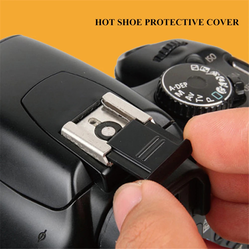 Kopen 2 st SLR Digitale Camera Accessoires BS 1 Flitsschoen Beschermende Cover voor Canon Nikon Pentax Olympus Case