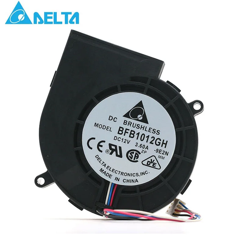 

Original New for delta BFB1012GH 9733 12V 3.6A turbofan blower PWM super violent