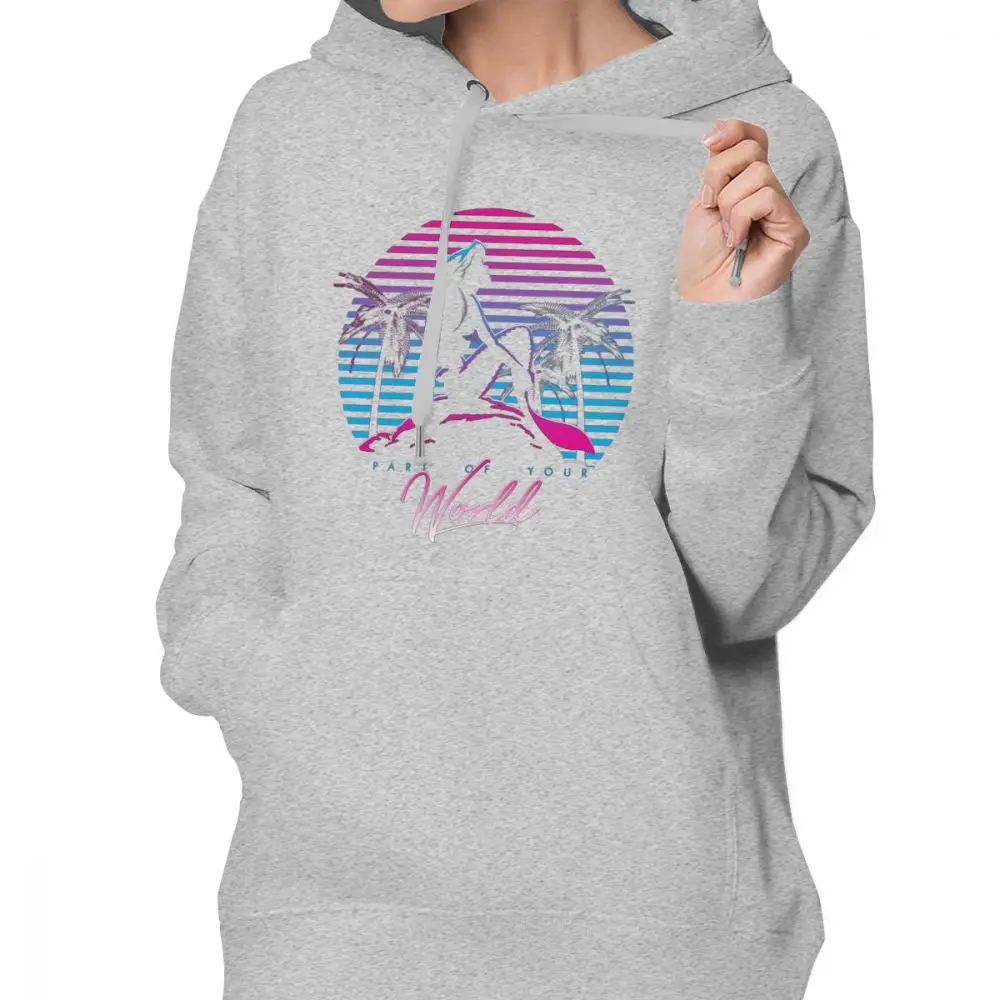  Mermaid Ariel Hoodie Part Of Your World Hoodies Cotton Plus Size Hoodies Women Graphic Long-sleeve 