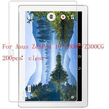 

Transparent Tablet LCD film Screen Protector for Asus ZenPad 10 Z300C/Z300CG 9H Anti-scratch without retail packing 200pcs/lot