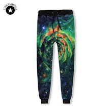 Штаны для бега с объемным рисунком Галактики, панталоны для мужчин, уличная одежда в стиле хип-хоп, спортивные штаны в стиле унисекс, мужская спортивная одежда, длинные штаны