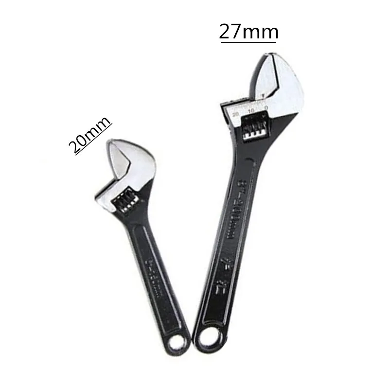 KALAIDUN Wrench Portable Adjustable Large Opening Activity Black Active Plating Live Universal Multifunctional 6`` 8`` Hand tool2