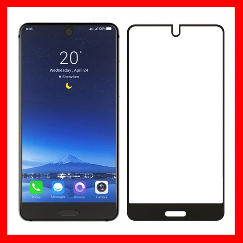 

9H Full Cover Screen Protector For Sharp Aquos S2 Full Coverage Protective Film Tempered Glass For Sharp S2 FS8010