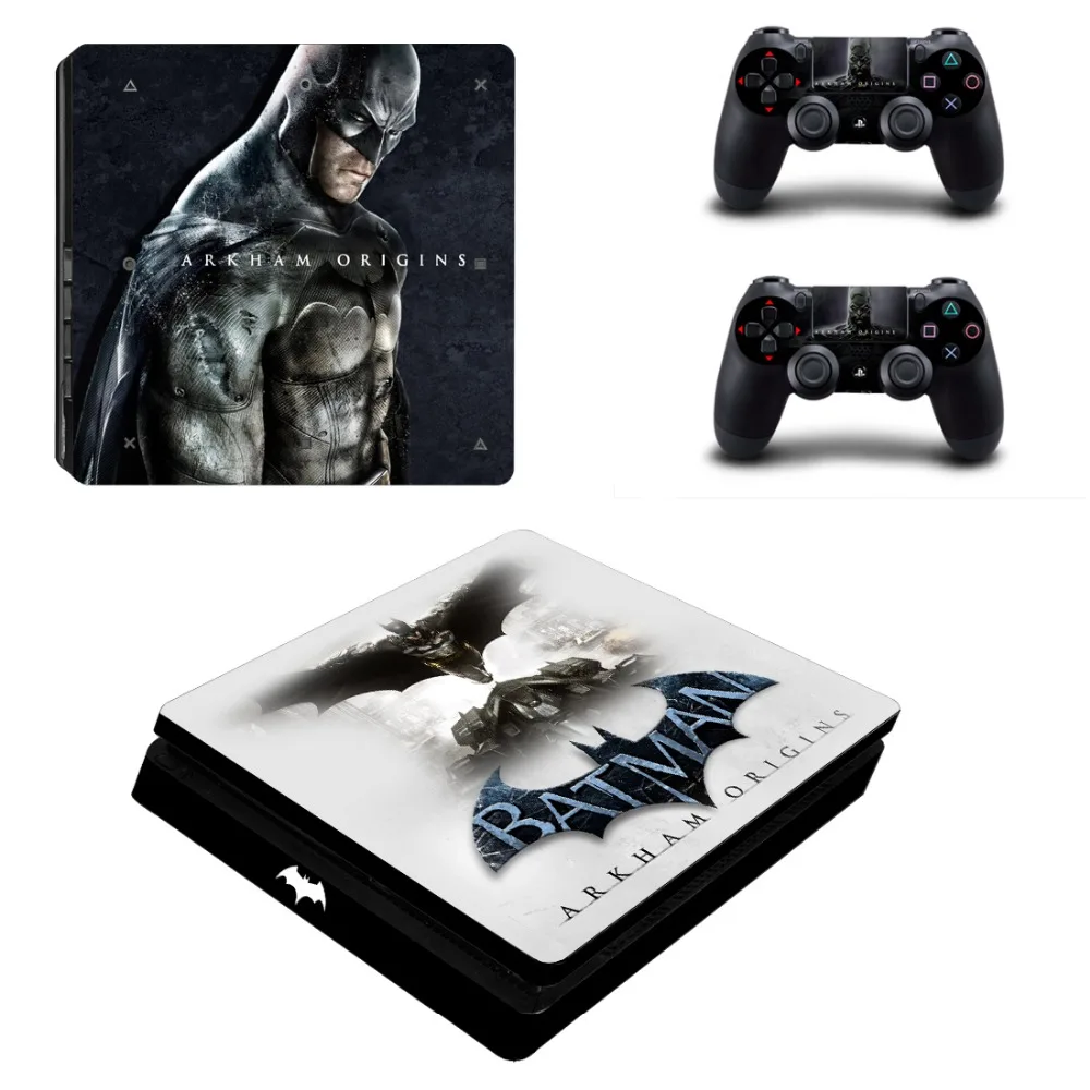 PS4 Slim Skin для Playstaion 4 Stickers + 2 шт контроллера защитные Скины Виниловые