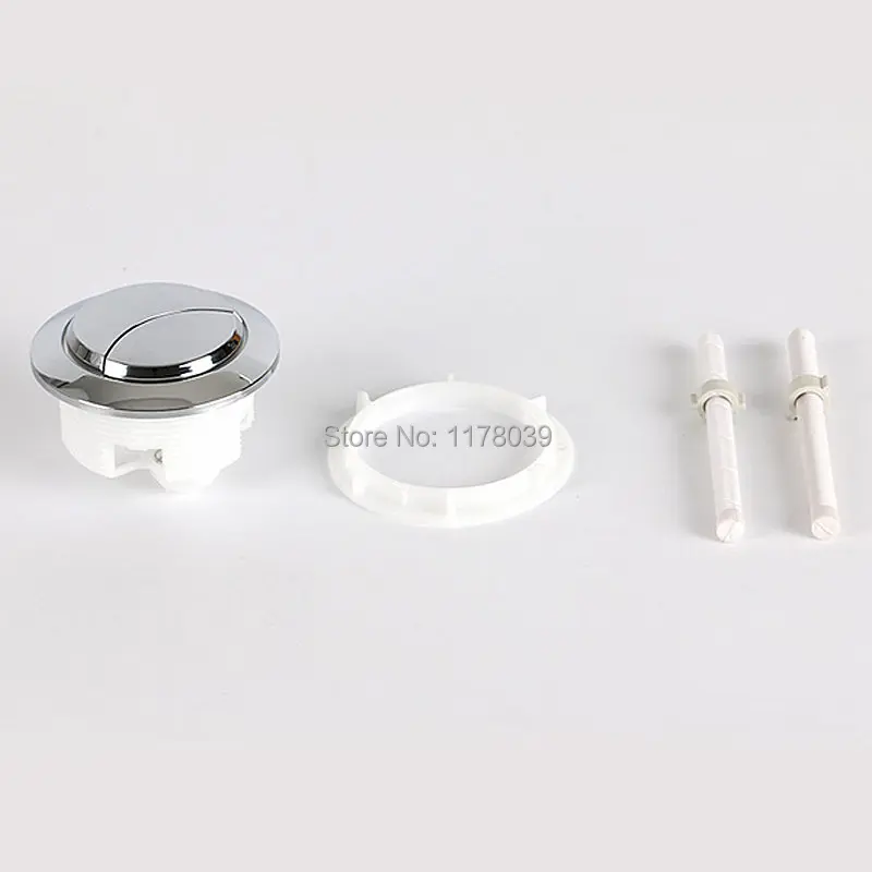Top diameter 48mm Round toilet dual push buttons,One-piece Toilet button,Suitable for water tank cover hole 38-44mm,J17397