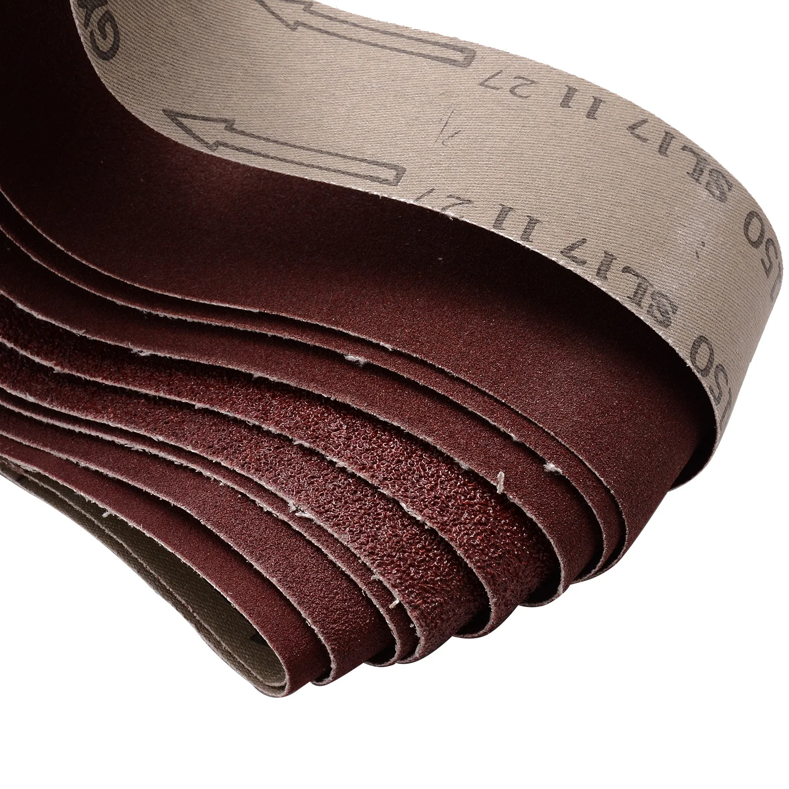 

10PCS Aluminum Oxide 60/120/150/240 Grit Sanding Belts 50X686mm for Grinding Polishing Sander File Long Lasting Abrasive Tools