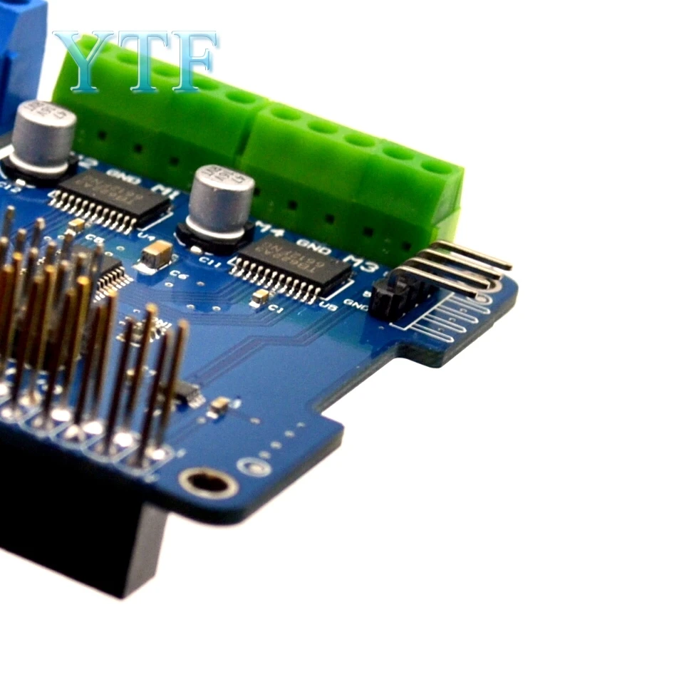 Новинка! Шаговый двигатель B + плата расширения робота Серводвигатель для Raspberry Pi 3