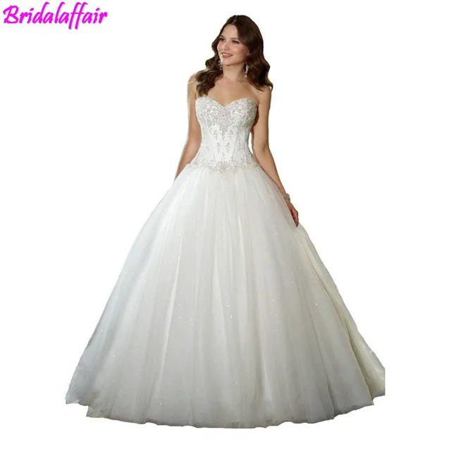2018 Wedding Dress Sweetheart Beaded Corset Bodice Clic Tulle 2018 Wedding Dress Sweetheart Beaded Corset Bodice Clic Tulle Gown Abiti Da Sposa