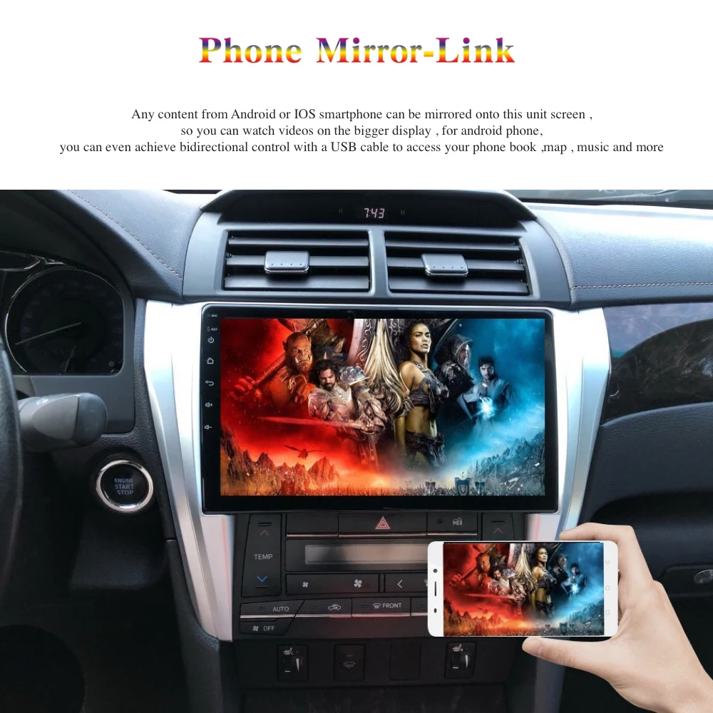 Cheap Android 9.0 Car Radio 2 Din GPS Navi for Toyota Camry V55 2015 2016 2017 2018 PX6 DSP IPS HDMI output 4Gb+64Gb RDS WIFI RDS USB 8 Cheap Android 9.0 Car Radio 2 Din GPS Navi for Toyota Camry V55 2015 2016 2017 2018 PX6 DSP IPS HDMI output 4Gb+64Gb RDS WIFI RDS USB 8