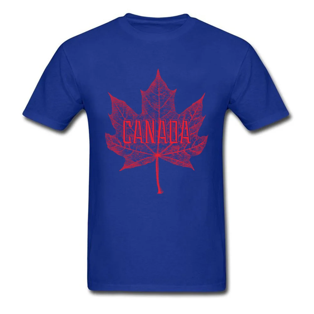Canadian Maple Leaf National Symbol Funny Male T Shirt Crewneck Short Sleeve Cotton Fabric Tops T Shirt Casual Tops Shirts Canadian Maple Leaf National Symbol blue