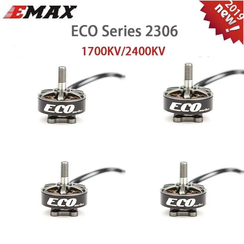 Emax ECO Series 2306 1700KV 3 ~ 6 s/2400KV 2 4S прочный двигатель для RC FPV Drone Запчасти